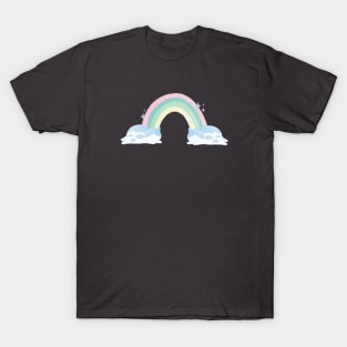 Pastel Cloud Rainbow Cats T-Shirt